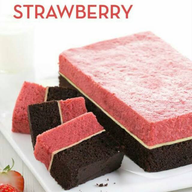 Brownies Kukus Amanda Strawberry Shopee Indonesia