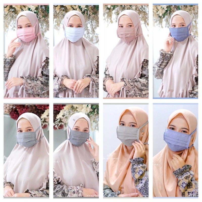 Masker Kain Polos by Jasmine