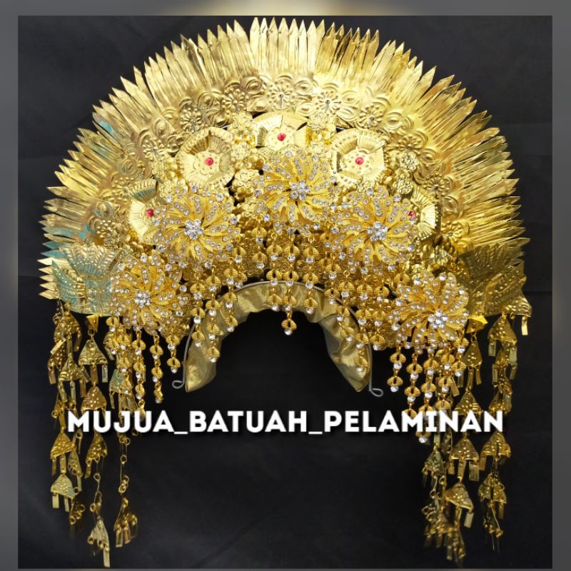 Sunting Sumandan Pengantin Suntiang Tanggung Penganten Ukuran Mini Atau Sedang Adat Padang