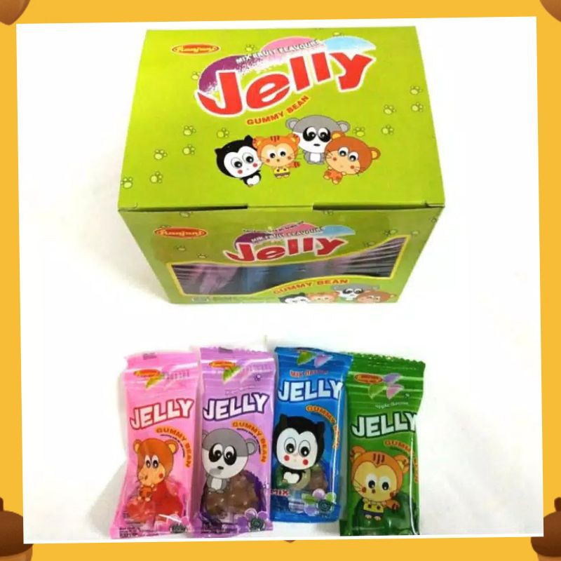 

Jelly Gummy Bean Youka Permen Ranjani Box 30 pcs