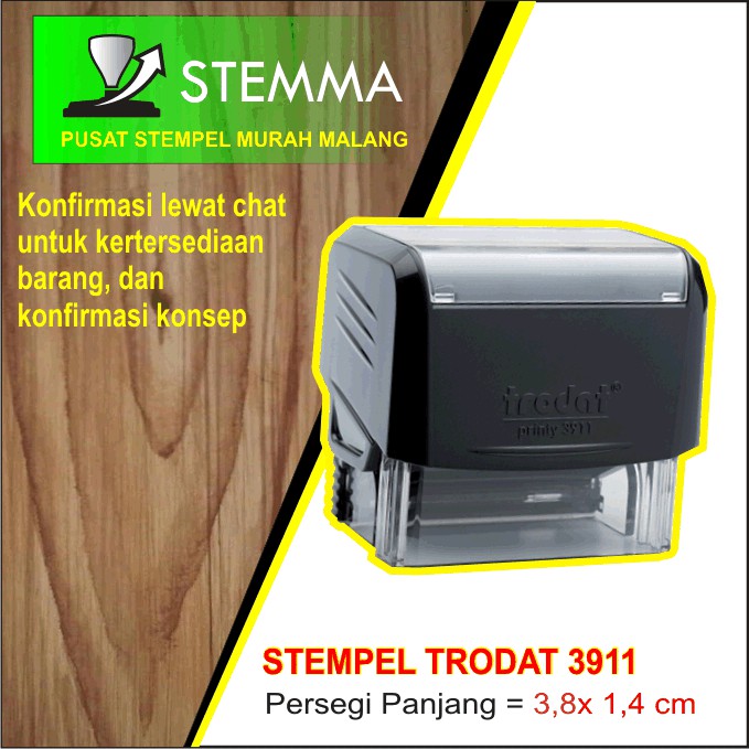 

Stempel Custom TRODAT 3911 Stempel Otomatis sudah ada tintanya