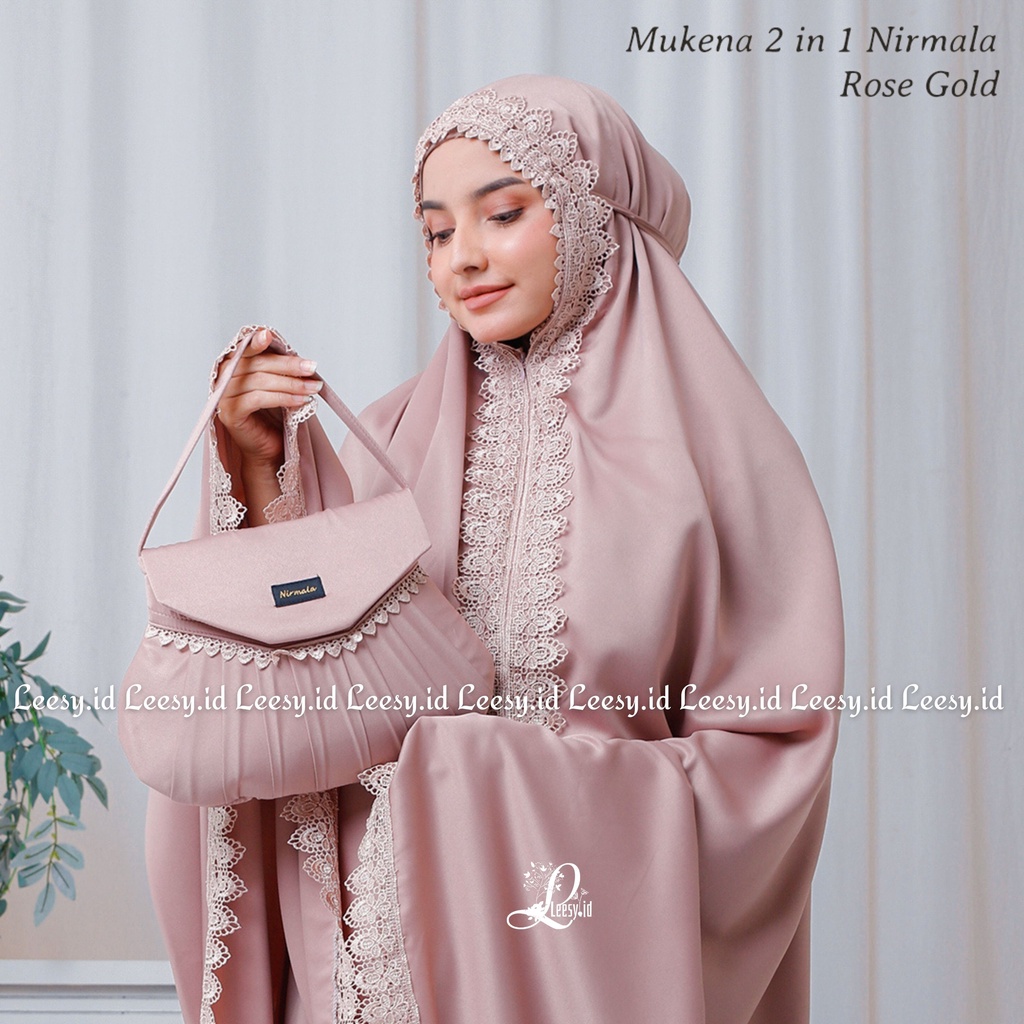 Jumuna - Mukena Dewasa 2in1 Nirmala Silk Premium