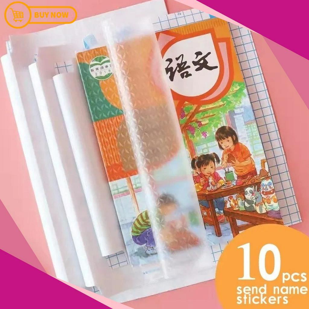 

TREND AWAL TAHUN APEN Sticker Sampul Buku Tulis Isi 1 Lembar Waterproof Book Cover Anti Air Stiker SelfAdhesive Sekolah Diamond Transparan