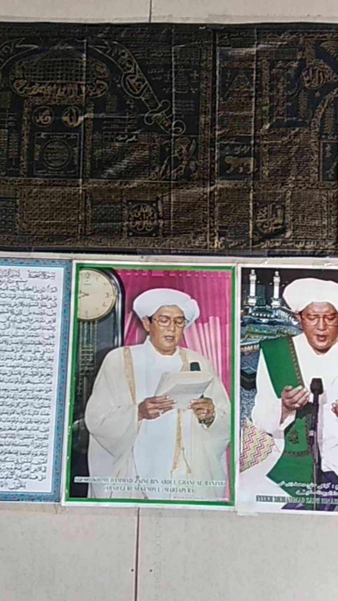 Kain 2meter Hiasan Dinding Tinta Mas