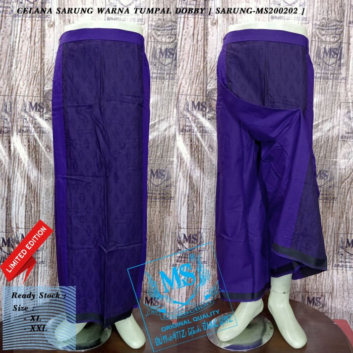sarung-celana- sarung celana special warna ungu - ungu, l -celana-sarung 798 pakaian-muslim-pria-