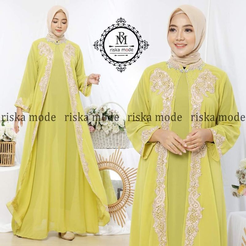 GAMIS LEBARAN MEWAH/GAMIS KAFTAN BORDIR/GAMIS LEBARAN TERKINI