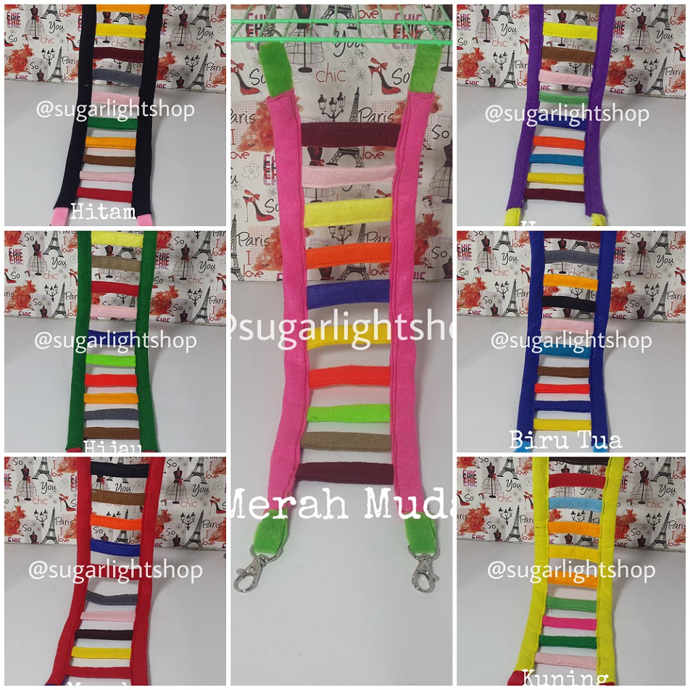 Tangga Flanel Mainan Panjat Hewan Peliharaan Kecil Sugar Glider, Tupai, Bajing Kelapa