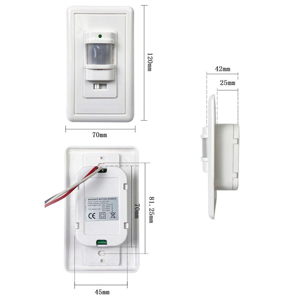 Saklar Sensor Infrared Nanas Sensitif Adjustable US Light Switch