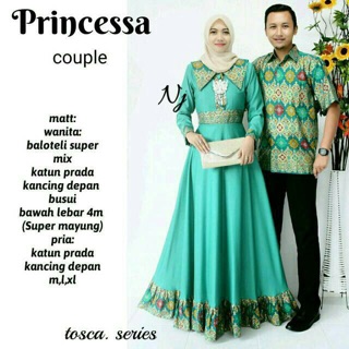 Batik Couple princessa modern kebaya busui setel   an batik
