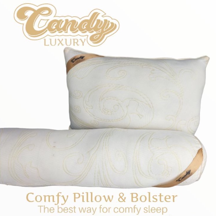 [2in1 JUMBO] BANTAL GULING HOTEL CANDY LUXURY ORIGINAL/ BANTAL GULING JUMBO 1.200 GRAM