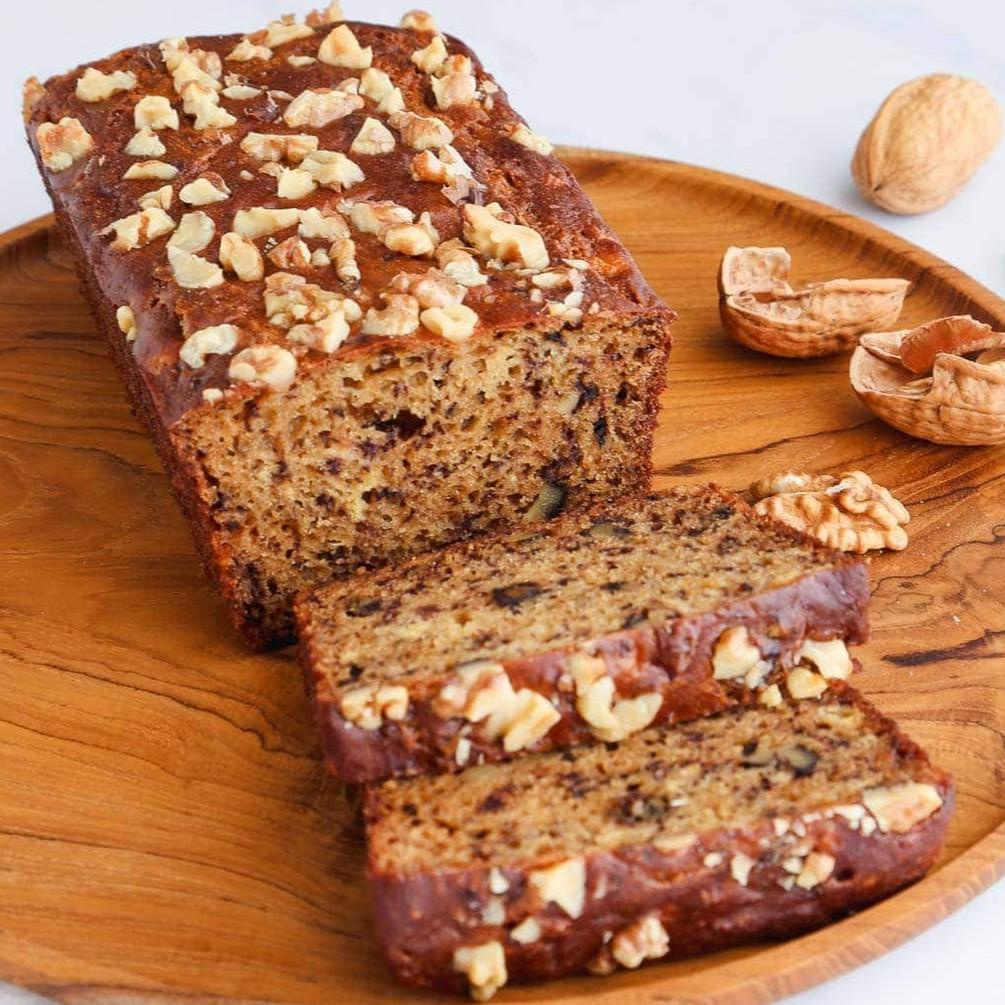 

[KODE Q9K9Y] NUDE BAKE Vegan Skinny Banana Bread Gluten Free, Dairy Free, Low Calorie, No Refined Sugar, Roti