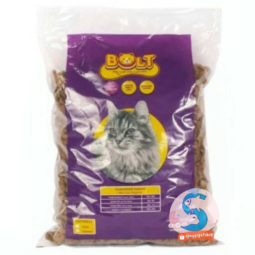Bolt Ikan Pakan Kucing Repack 1kg