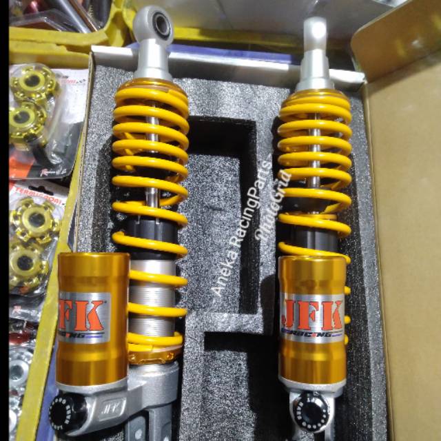 Shockbreaker Nmax Pcx Xmax Adv JFK Racing click rebound fungsi 335mm Shock Belakang Nmax PCx Xmax