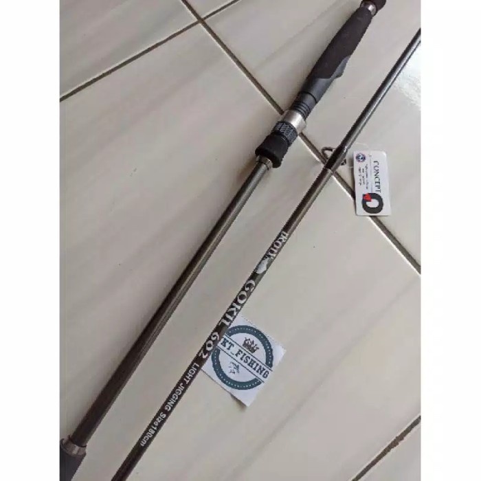 joran light jigging Iroly Gokil 180 PE 2-3 drag 25kg fuji solid carb