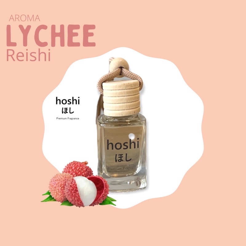 HOSHI - Parfum Car / Ruangan 10ml Aroma Buah LECI Premium pewangi mobil