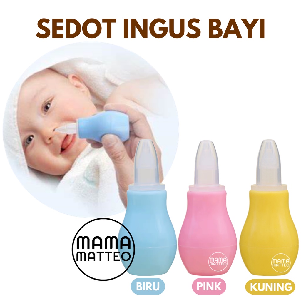 Alat Sedot Ingus Bayi  / Alat Pembersih Hidung Pilek Anak / Warna Biru Pink Kuning / BANDUNG