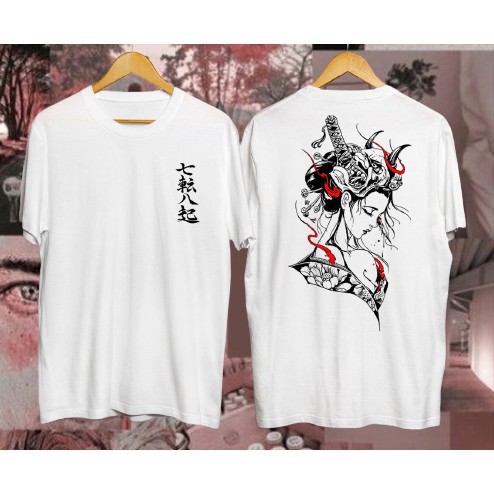 Kaos/T Shirt Japanesse Samurai and Geisha