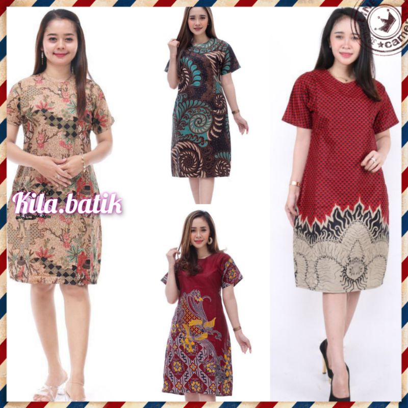 Dress batik modern &amp; original S.M.L.XL.XXL