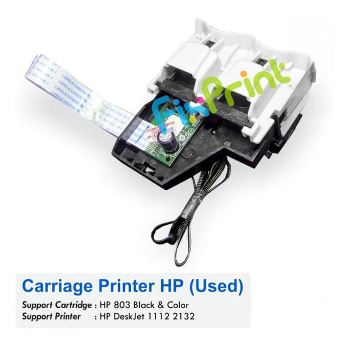 Carriage HP 803 Black Color Home Cartridge Printer Deskjet 1112 2132 FPTS2139