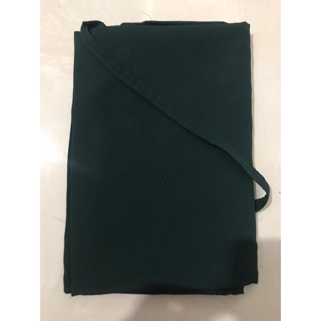 KERUDUNG BERGO MARYAM XL WOLFIS HIJAB INSTAN-hijau Botol