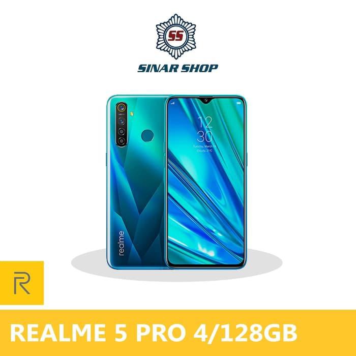 Hape/Handphone REALME 5 PRO RAM 4 ROM 128 (4/128) - GARANSI RESMI INDONESIA - Biru