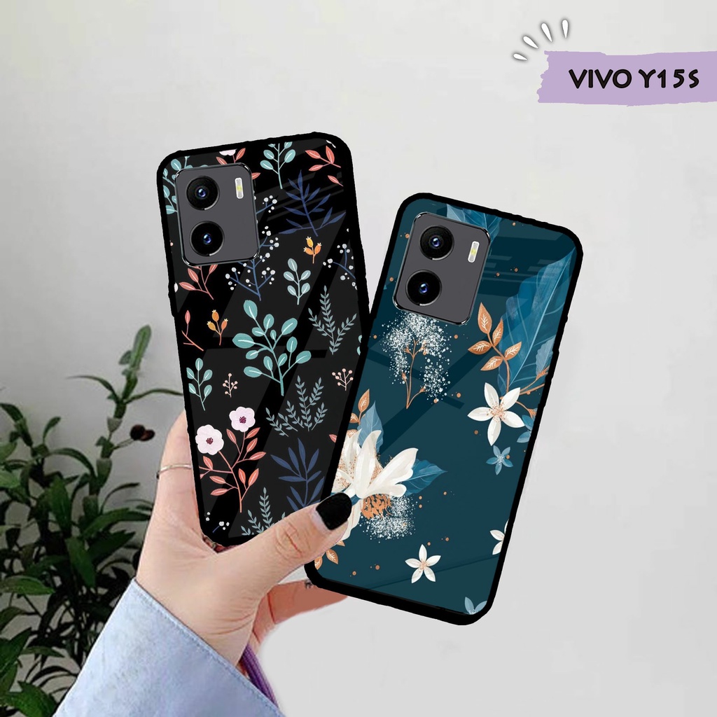 [M38] Softcase Glass Kilau Vivo Y15S Terbaru  Casing Handphone -Pelindung Handphone vivo y15s - kesi