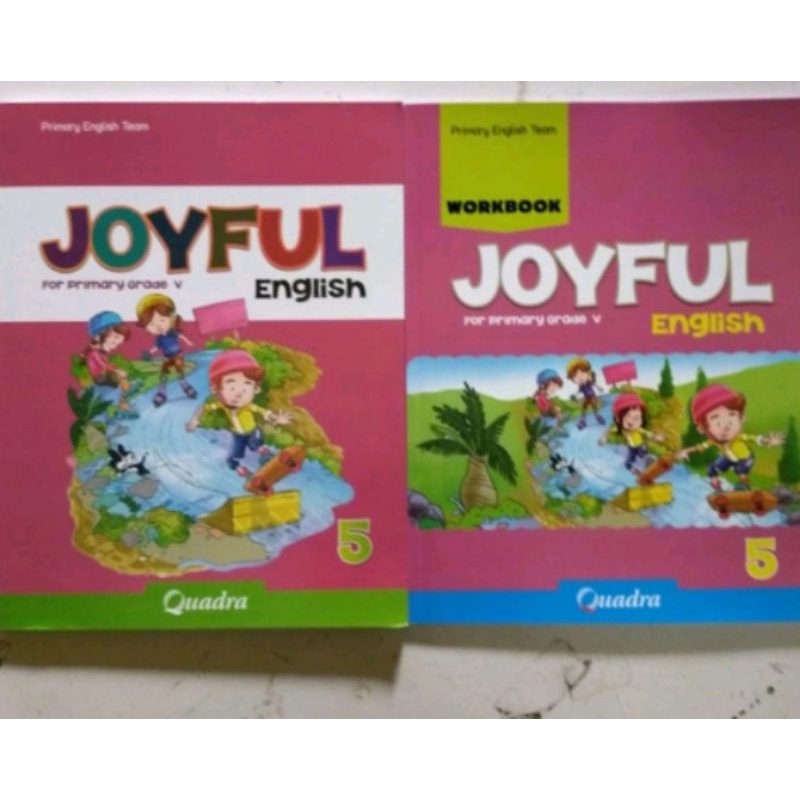 PAKET WORKBOOK JOYFUL ENGLISH GRADE kelas 5 dapat 2 buku