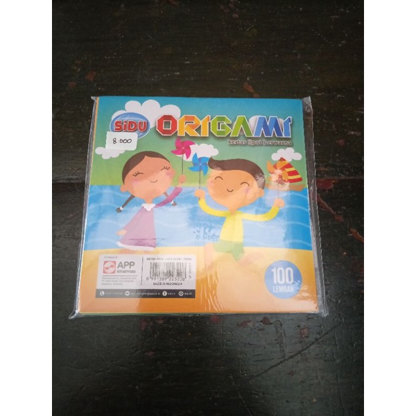 

kertas lipat berwarna sidu 12.12 cm per pak isi 100 lembar