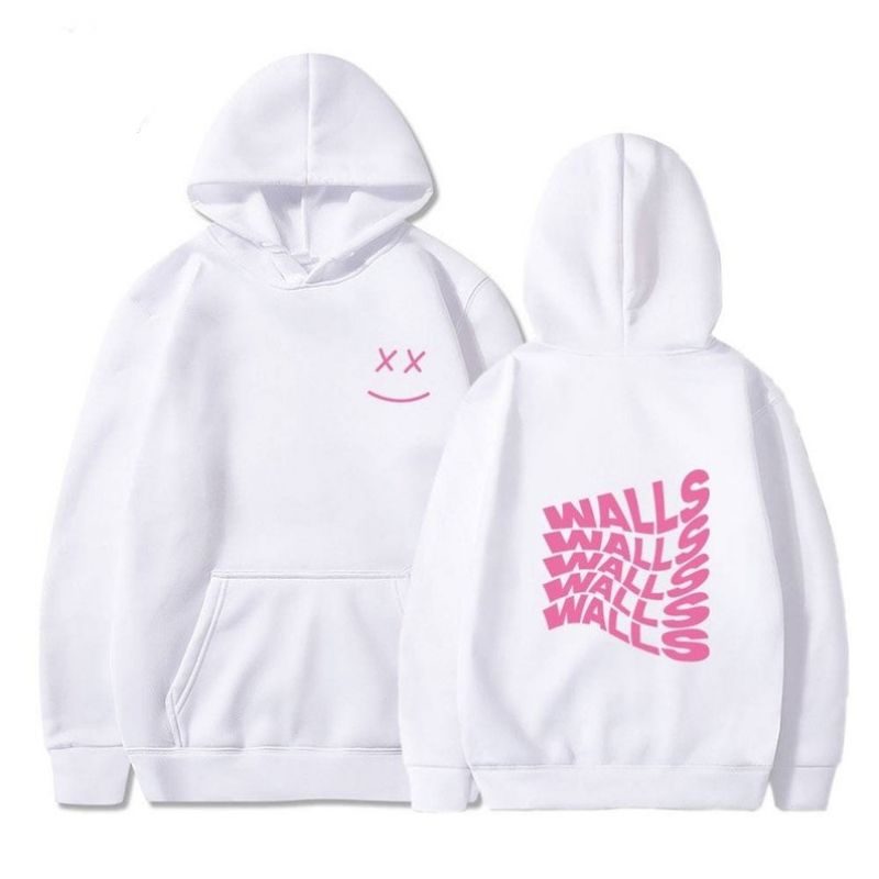 S - XXXXXL(6XL) Hoodie WALLS Smiley Face Jacket LOUIS TOMLINSON merch ID fans ONE DIRECTION BIGSIZE Jumbo KPop Fans Harajuku Oversize