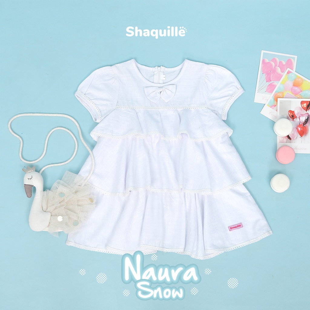 DRESS BAYI ANAK WARNA PUTIH / BAJU PUTIH BAYI / BAJU PUTIH ANAK UKURAN 0-2