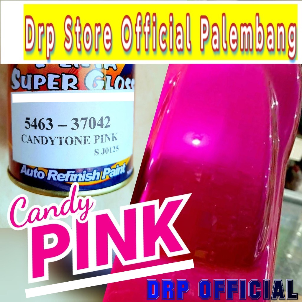 Cat PINK Candy Tone Merah Muda Penta Super Gloss Candytone Transparan Candi Cendi Cendy Cenditon SUMATERA/JAWA ONLY