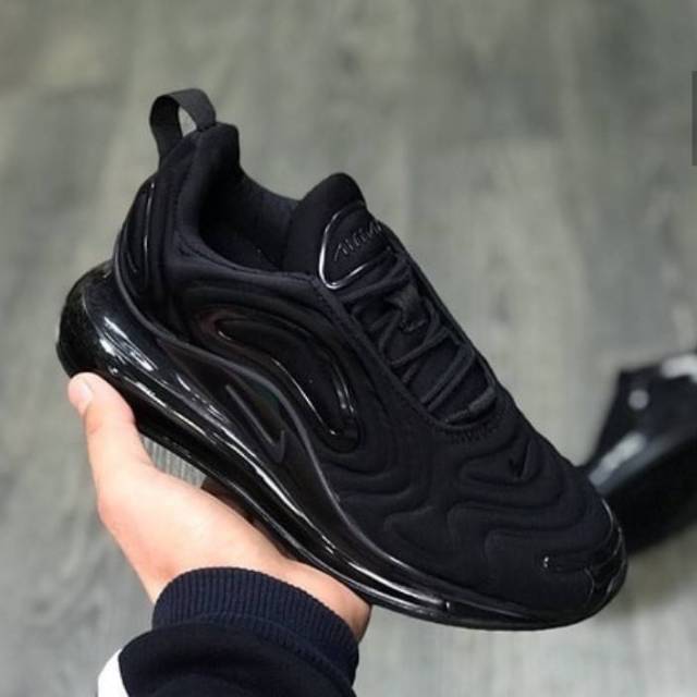 sepatu nike air max 720 women full black premium high quality