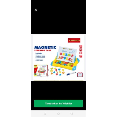 

MAINAN MAGNET LEARNING CASE PAPAN TULIS MAGNET 2IN1