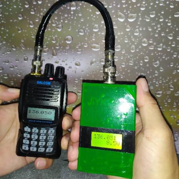 (vqj-491) HT DALCOM JAPAN DL-8500 POWER 8.5W DUAL BAND WALKIE TALKIE .