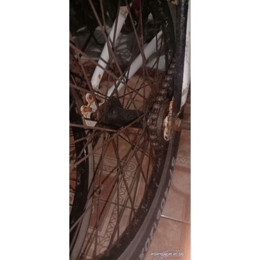 sepeda lipat element rock uk 20 warna putih