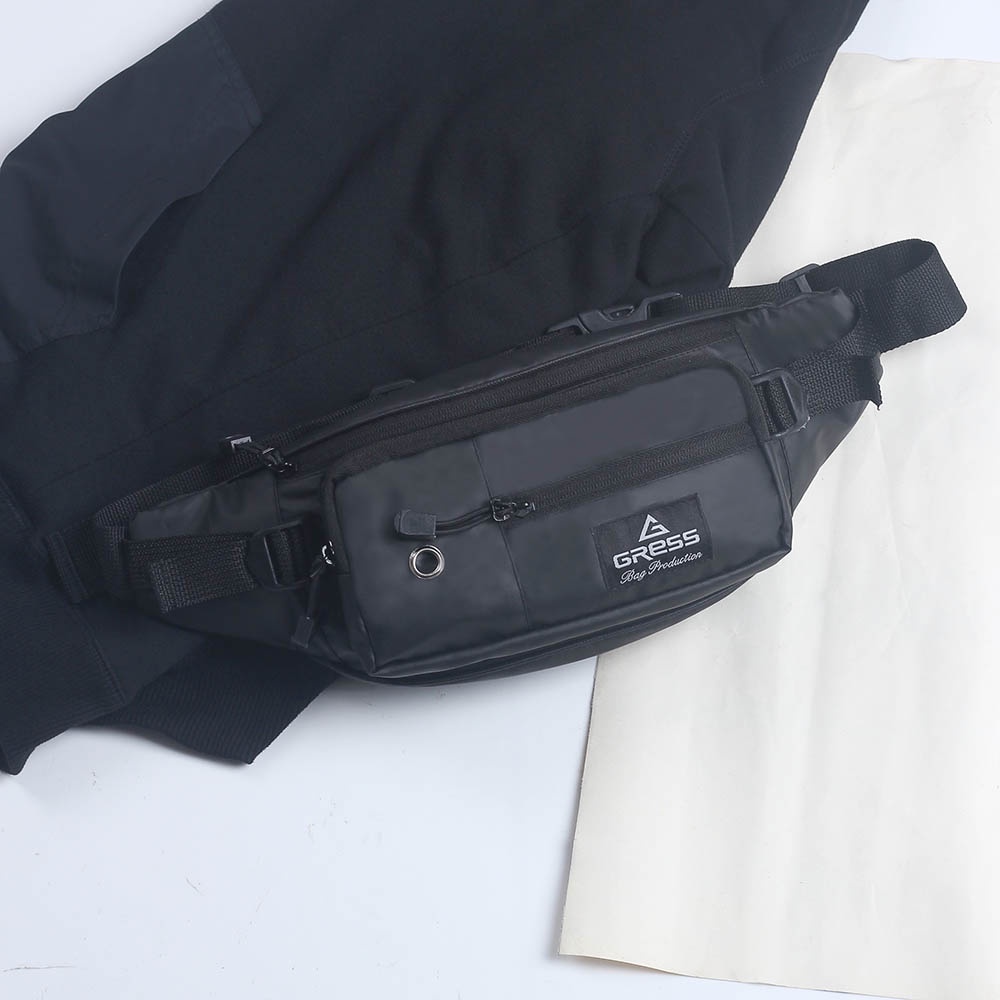 Tas Selempang Waistbag Pria Cowok Distro Premium Waterproof Anti Air