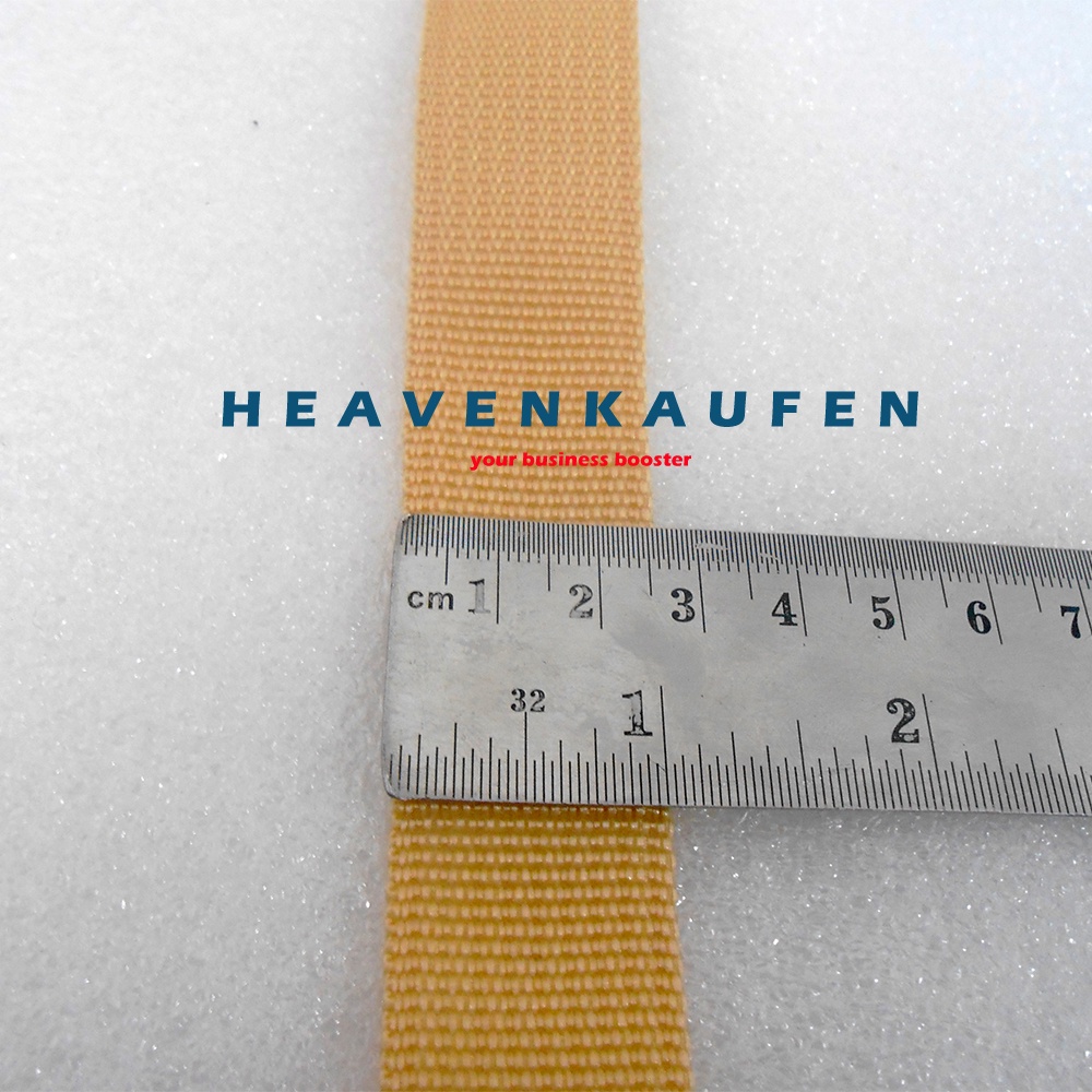 Tali Selempang Tas / Strap Tas Pria Lebar 2,5 cm Warna Cream Krem
