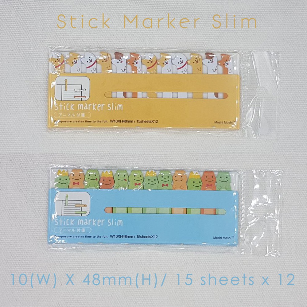 

Stick Marker Slim Memo Post It Pembatas Buku Catatan Perlengkapan Sekolah