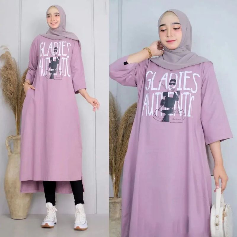 Gladies midi/baju midi fashion cewek muslimah terbaru/kekinian bahan combed24s