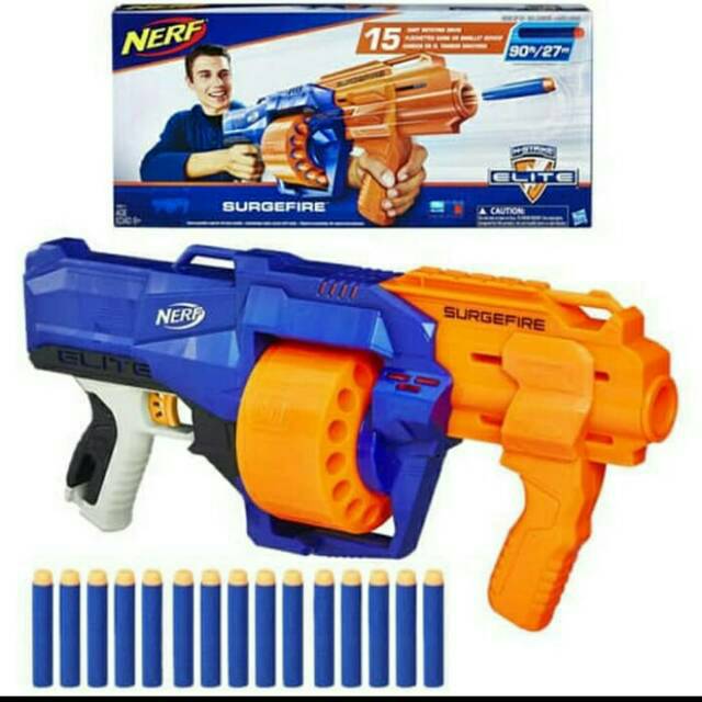 Nerf Elite Surgefire Tembakan mainan anak