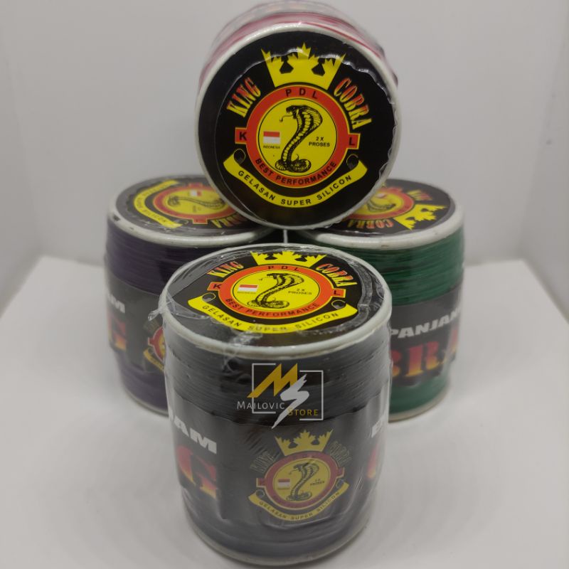 gelasan Layangan Cobra Super Silicon 022 Benang Senar Layangan Gelasan Tajam Murah Aduan Seot Sukoi