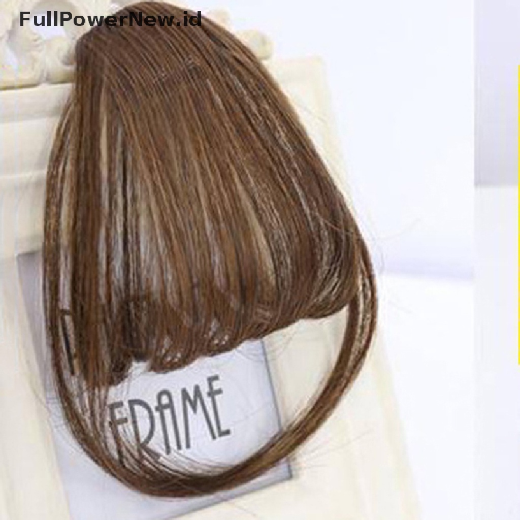 (Full) Wig / Rambut Palsu Wanita Model Poni Depan Slim Seamless