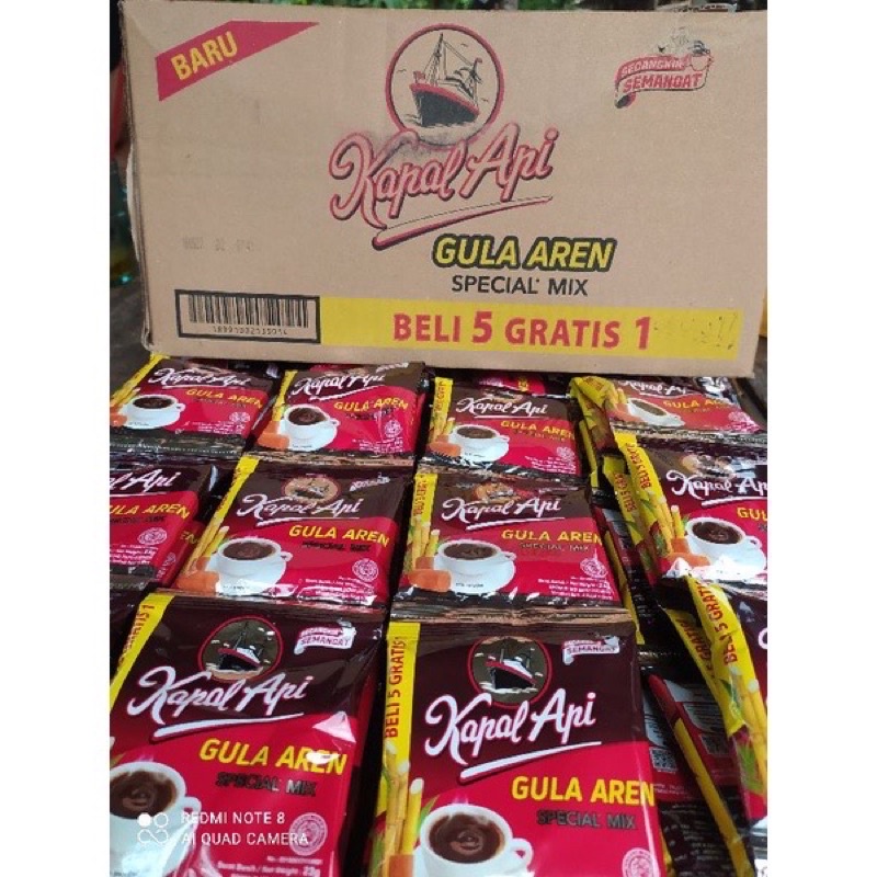 Kapal Api Special Mix Gula Aren Renceng (isi 10 sachetx24gr)/Kopi/Murah