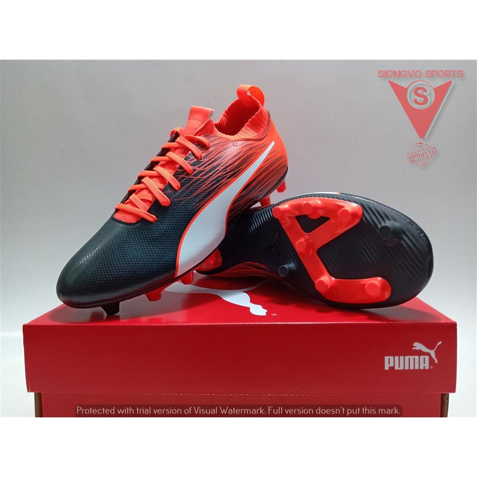 SEPATU BOLA PUMA evoKNIT FTB II FG ORIGINAL #10470904 BLACK NEW 2019 | Shopee Indonesia