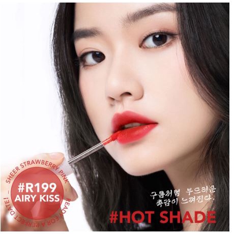 Y.O.U Cloud Touch Fixing Lip Tint [ Soft Velvet Finish Lip Stain | Korean Style Lipstik | Melembabkan Bibir | Warna Cerah Natural ]