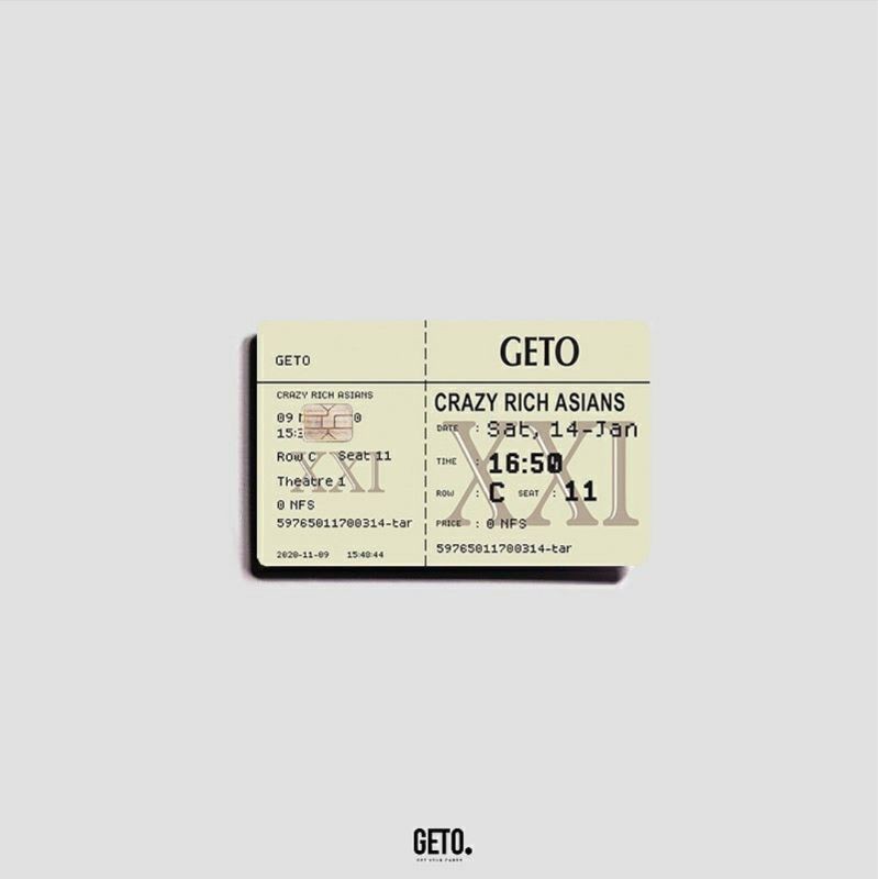 XXI / DEBIT CARD STICKER BALI / GETO CARDS BALI