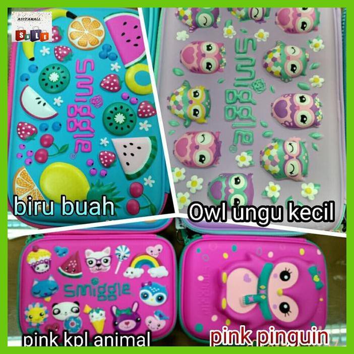 

DOCUMENTO- SMIGGLE HARD TOP PENCIL CASE ORGANIZER / KOTAK SERBAGUNA - BIRU MUDA -ASLIII.