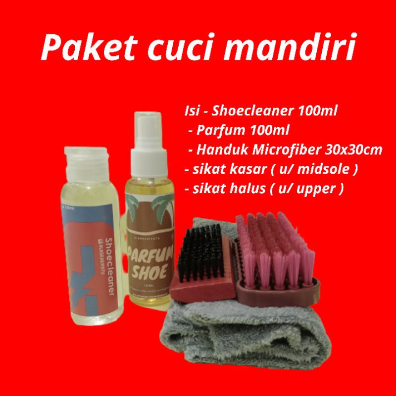 Starter kit Shoecleaner paket cuci sepatu termurah dijamin kualitasnya