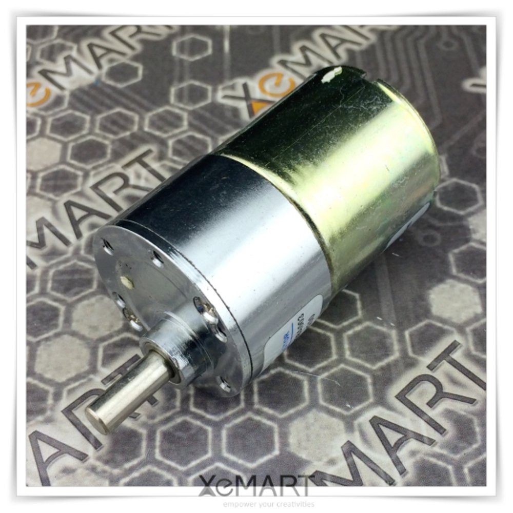 Gear Box DC Motor 37mm 12V 200RPM Shaft 6mm ZhengKe Original
