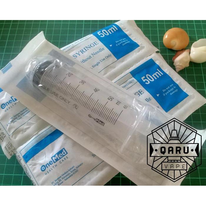 Syringe / Suntikan / Spuit 50ml Without Needle / Tanpa Jarum BERKUALITAS